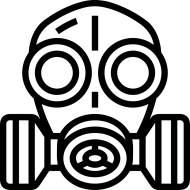 Black and white face mask icon symbol vector illustration in minimal simple style graphic design element for modern artwork clean outline sketch flat pictogram abstract template contour editable isolated digital png format for web ui