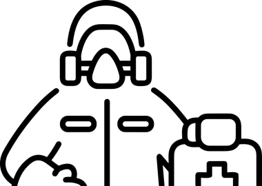 Black and white face mask icon symbol vector illustration in minimal simple style graphic design element for modern artwork clean outline sketch flat pictogram abstract template contour editable isolated digital png format for web ui