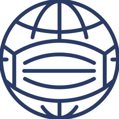 Black and white face mask icon symbol vector illustration in minimal simple style graphic design element for modern artwork clean outline sketch flat pictogram abstract template contour editable isolated digital png format for web ui