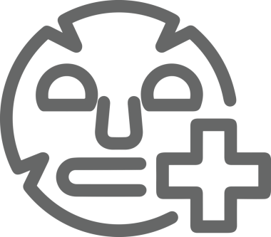 Black and white face mask icon symbol vector illustration in minimal simple style graphic design element for modern artwork clean outline sketch flat pictogram abstract template contour editable isolated digital png format for web ui