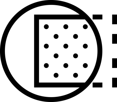 Black and white face mask icon symbol vector illustration in minimal simple style graphic design element for modern artwork clean outline sketch flat pictogram abstract template contour editable isolated digital png format for web ui