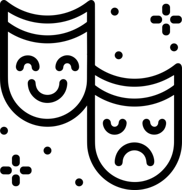 Black and white face mask icon symbol vector illustration in minimal simple style graphic design element for modern artwork clean outline sketch flat pictogram abstract template contour editable isolated digital png format for web ui