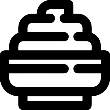 Black and white face mask icon symbol vector illustration in minimal simple style graphic design element for modern artwork clean outline sketch flat pictogram abstract template contour editable isolated digital png format for web ui