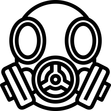 Black and white face mask icon symbol vector illustration in minimal simple style graphic design element for modern artwork clean outline sketch flat pictogram abstract template contour editable isolated digital png format for web ui