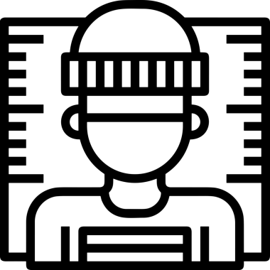 Black and white face mask icon symbol vector illustration in minimal simple style graphic design element for modern artwork clean outline sketch flat pictogram abstract template contour editable isolated digital png format for web ui