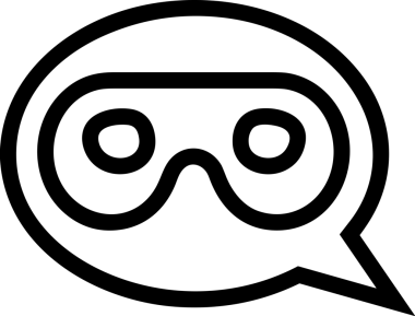 Black and white face mask icon symbol vector illustration in minimal simple style graphic design element for modern artwork clean outline sketch flat pictogram abstract template contour editable isolated digital png format for web ui