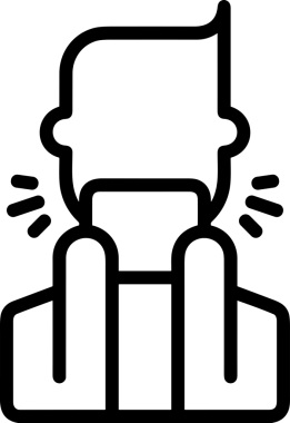 Black and white face mask icon symbol vector illustration in minimal simple style graphic design element for modern artwork clean outline sketch flat pictogram abstract template contour editable isolated digital png format for web ui