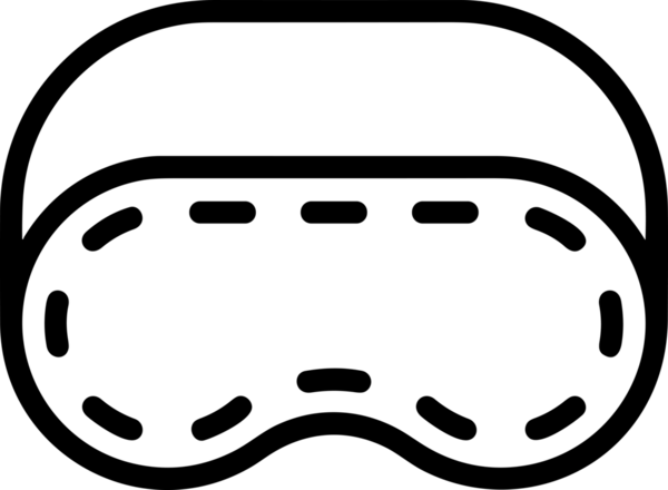 Black and white face mask icon symbol vector illustration in minimal simple style graphic design element for modern artwork clean outline sketch flat pictogram abstract template contour editable isolated digital png format for web ui