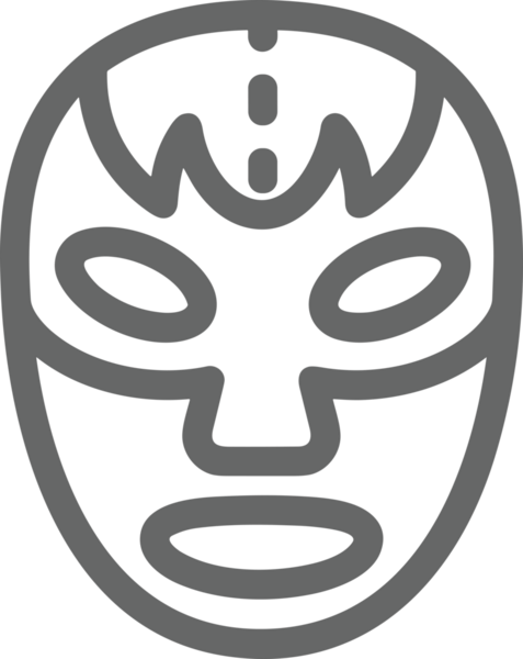 Black and white face mask icon symbol vector illustration in minimal simple style graphic design element for modern artwork clean outline sketch flat pictogram abstract template contour editable isolated digital png format for web ui