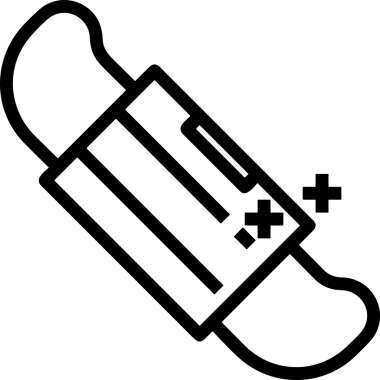 Black and white face mask icon symbol vector illustration in minimal simple style graphic design element for modern artwork clean outline sketch flat pictogram abstract template contour editable isolated digital png format for web ui