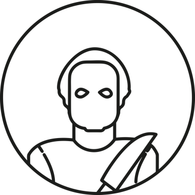 Black and white face mask icon symbol vector illustration in minimal simple style graphic design element for modern artwork clean outline sketch flat pictogram abstract template contour editable isolated digital png format for web ui