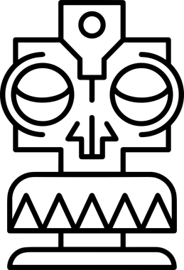 Black and white face mask icon symbol vector illustration in minimal simple style graphic design element for modern artwork clean outline sketch flat pictogram abstract template contour editable isolated digital png format for web ui