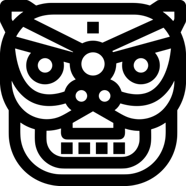 Black and white face mask icon symbol vector illustration in minimal simple style graphic design element for modern artwork clean outline sketch flat pictogram abstract template contour editable isolated digital png format for web ui