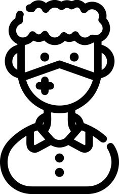 Black and white face mask icon symbol vector illustration in minimal simple style graphic design element for modern artwork clean outline sketch flat pictogram abstract template contour editable isolated digital png format for web ui