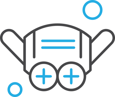 Black and white face mask icon symbol vector illustration in minimal simple style graphic design element for modern artwork clean outline sketch flat pictogram abstract template contour editable isolated digital png format for web ui