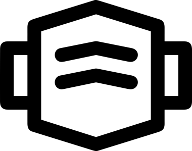 Black and white face mask icon symbol vector illustration in minimal simple style graphic design element for modern artwork clean outline sketch flat pictogram abstract template contour editable isolated digital png format for web ui