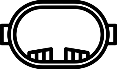 Black and white face mask icon symbol vector illustration in minimal simple style graphic design element for modern artwork clean outline sketch flat pictogram abstract template contour editable isolated digital png format for web ui