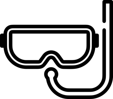 Black and white face mask icon symbol vector illustration in minimal simple style graphic design element for modern artwork clean outline sketch flat pictogram abstract template contour editable isolated digital png format for web ui