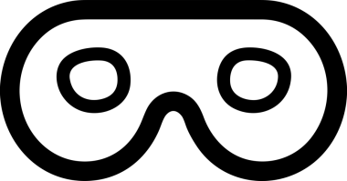 Black and white face mask icon symbol vector illustration in minimal simple style graphic design element for modern artwork clean outline sketch flat pictogram abstract template contour editable isolated digital png format for web ui