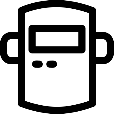 Black and white face mask icon symbol vector illustration in minimal simple style graphic design element for modern artwork clean outline sketch flat pictogram abstract template contour editable isolated digital png format for web ui