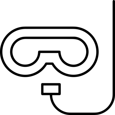 Black and white face mask icon symbol vector illustration in minimal simple style graphic design element for modern artwork clean outline sketch flat pictogram abstract template contour editable isolated digital png format for web ui
