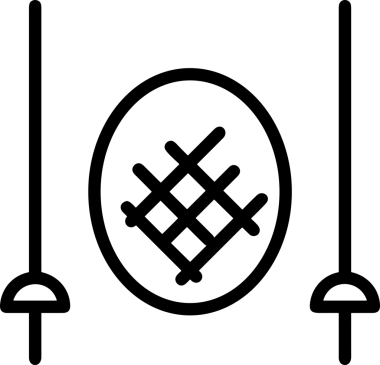 Black and white face mask icon symbol vector illustration in minimal simple style graphic design element for modern artwork clean outline sketch flat pictogram abstract template contour editable isolated digital png format for web ui