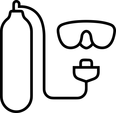 Black and white face mask icon symbol vector illustration in minimal simple style graphic design element for modern artwork clean outline sketch flat pictogram abstract template contour editable isolated digital png format for web ui