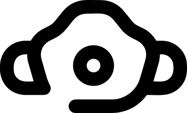 Black and white face mask icon symbol vector illustration in minimal simple style graphic design element for modern artwork clean outline sketch flat pictogram abstract template contour editable isolated digital png format for web ui