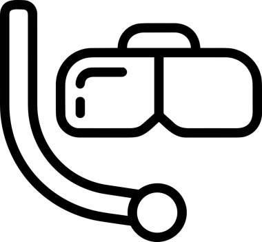 Black and white face mask icon symbol vector illustration in minimal simple style graphic design element for modern artwork clean outline sketch flat pictogram abstract template contour editable isolated digital png format for web ui