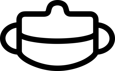 Black and white face mask icon symbol vector illustration in minimal simple style graphic design element for modern artwork clean outline sketch flat pictogram abstract template contour editable isolated digital png format for web ui