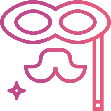 Black and white face mask icon symbol vector illustration in minimal simple style graphic design element for modern artwork clean outline sketch flat pictogram abstract template contour editable isolated digital png format for web ui