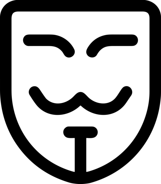 Black and white face mask icon symbol vector illustration in minimal simple style graphic design element for modern artwork clean outline sketch flat pictogram abstract template contour editable isolated digital png format for web ui