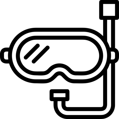 Black and white face mask icon symbol vector illustration in minimal simple style graphic design element for modern artwork clean outline sketch flat pictogram abstract template contour editable isolated digital png format for web ui