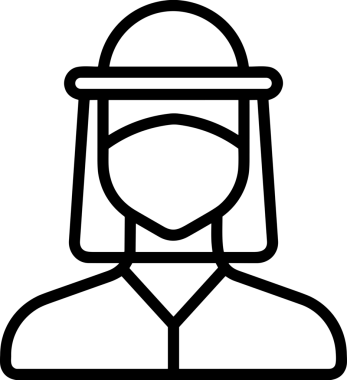 Black and white face mask icon symbol vector illustration in minimal simple style graphic design element for modern artwork clean outline sketch flat pictogram abstract template contour editable isolated digital png format for web ui