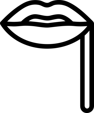 Black and white face mask icon symbol vector illustration in minimal simple style graphic design element for modern artwork clean outline sketch flat pictogram abstract template contour editable isolated digital png format for web ui