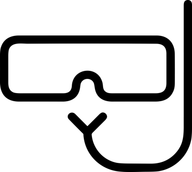 Black and white face mask icon symbol vector illustration in minimal simple style graphic design element for modern artwork clean outline sketch flat pictogram abstract template contour editable isolated digital png format for web ui