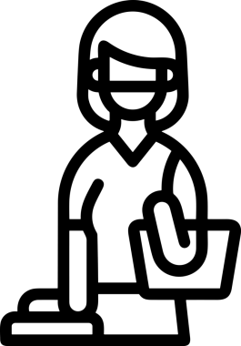 Black and white face mask icon symbol vector illustration in minimal simple style graphic design element for modern artwork clean outline sketch flat pictogram abstract template contour editable isolated digital png format for web ui