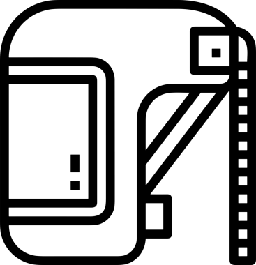 Black and white face mask icon symbol vector illustration in minimal simple style graphic design element for modern artwork clean outline sketch flat pictogram abstract template contour editable isolated digital png format for web ui