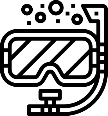 Black and white face mask icon symbol vector illustration in minimal simple style graphic design element for modern artwork clean outline sketch flat pictogram abstract template contour editable isolated digital png format for web ui