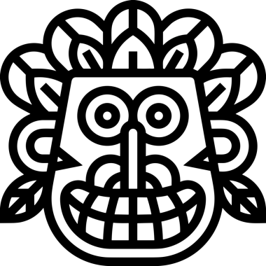 Black and white face mask icon symbol vector illustration in minimal simple style graphic design element for modern artwork clean outline sketch flat pictogram abstract template contour editable isolated digital png format for web ui