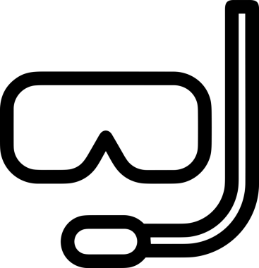 Black and white face mask icon symbol vector illustration in minimal simple style graphic design element for modern artwork clean outline sketch flat pictogram abstract template contour editable isolated digital png format for web ui