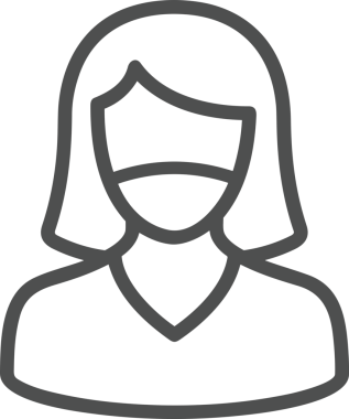 Black and white face mask icon symbol vector illustration in minimal simple style graphic design element for modern artwork clean outline sketch flat pictogram abstract template contour editable isolated digital png format for web ui