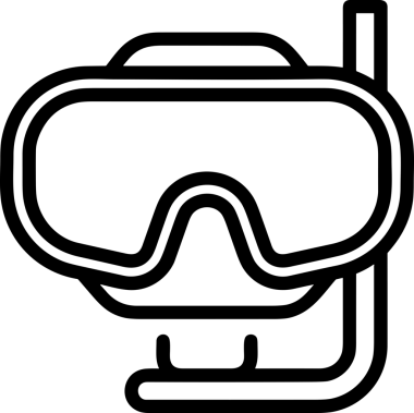 Black and white face mask icon symbol vector illustration in minimal simple style graphic design element for modern artwork clean outline sketch flat pictogram abstract template contour editable isolated digital png format for web ui