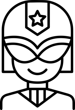 Black and white face mask icon symbol vector illustration in minimal simple style graphic design element for modern artwork clean outline sketch flat pictogram abstract template contour editable isolated digital png format for web ui