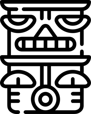 Black and white face mask icon symbol vector illustration in minimal simple style graphic design element for modern artwork clean outline sketch flat pictogram abstract template contour editable isolated digital png format for web ui