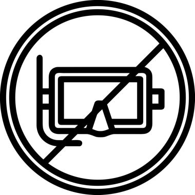 Black and white face mask icon symbol vector illustration in minimal simple style graphic design element for modern artwork clean outline sketch flat pictogram abstract template contour editable isolated digital png format for web ui