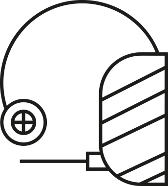 Black and white face mask icon symbol vector illustration in minimal simple style graphic design element for modern artwork clean outline sketch flat pictogram abstract template contour editable isolated digital png format for web ui