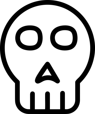 Black and white face mask icon symbol vector illustration in minimal simple style graphic design element for modern artwork clean outline sketch flat pictogram abstract template contour editable isolated digital png format for web ui