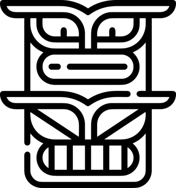 Black and white face mask icon symbol vector illustration in minimal simple style graphic design element for modern artwork clean outline sketch flat pictogram abstract template contour editable isolated digital png format for web ui