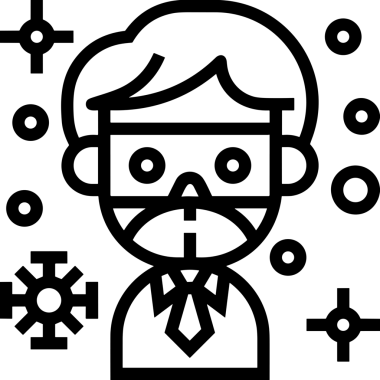 Black and white face mask icon symbol vector illustration in minimal simple style graphic design element for modern artwork clean outline sketch flat pictogram abstract template contour editable isolated digital png format for web ui